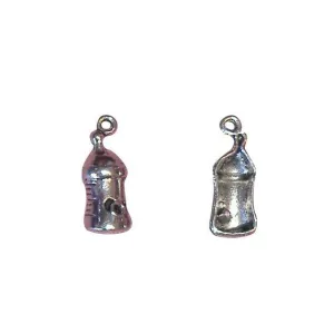 10 Pcs Tibetan Silver Baby Feeding Milk Bottle 24X9mm Charms Pendants