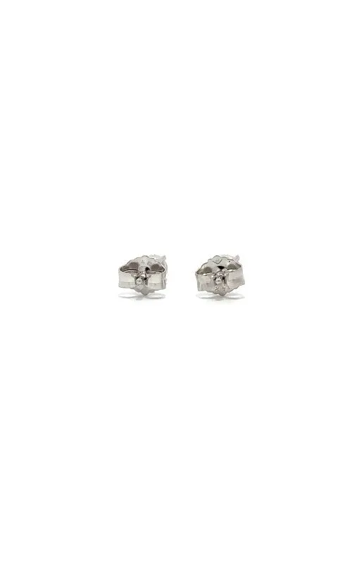 14K WHITE GOLD DIAMOND STUD EARRINGS  G14208