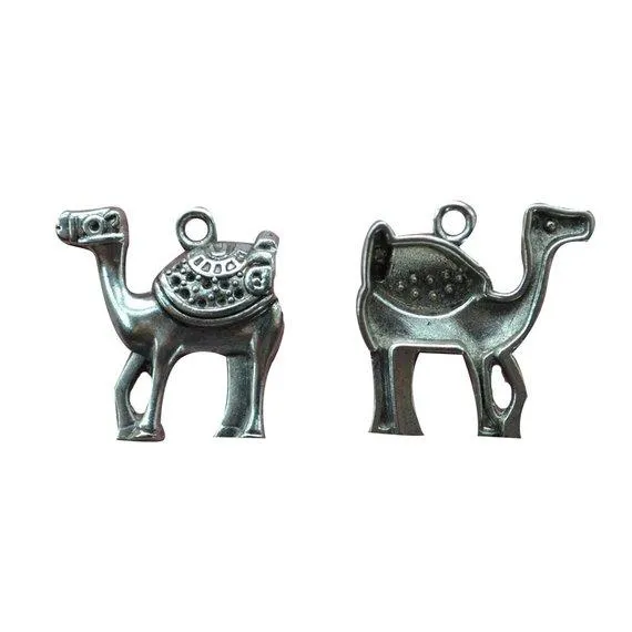 5 Pcs Tibetan Silver Camel Holiday CAMEL HOLIDAY 24X24mm Charms Pendants