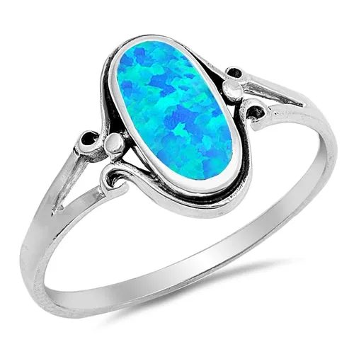 925 Sterling Silver Ring With Abalone Inlay