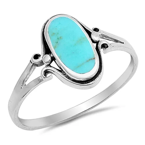 925 Sterling Silver Ring With Abalone Inlay