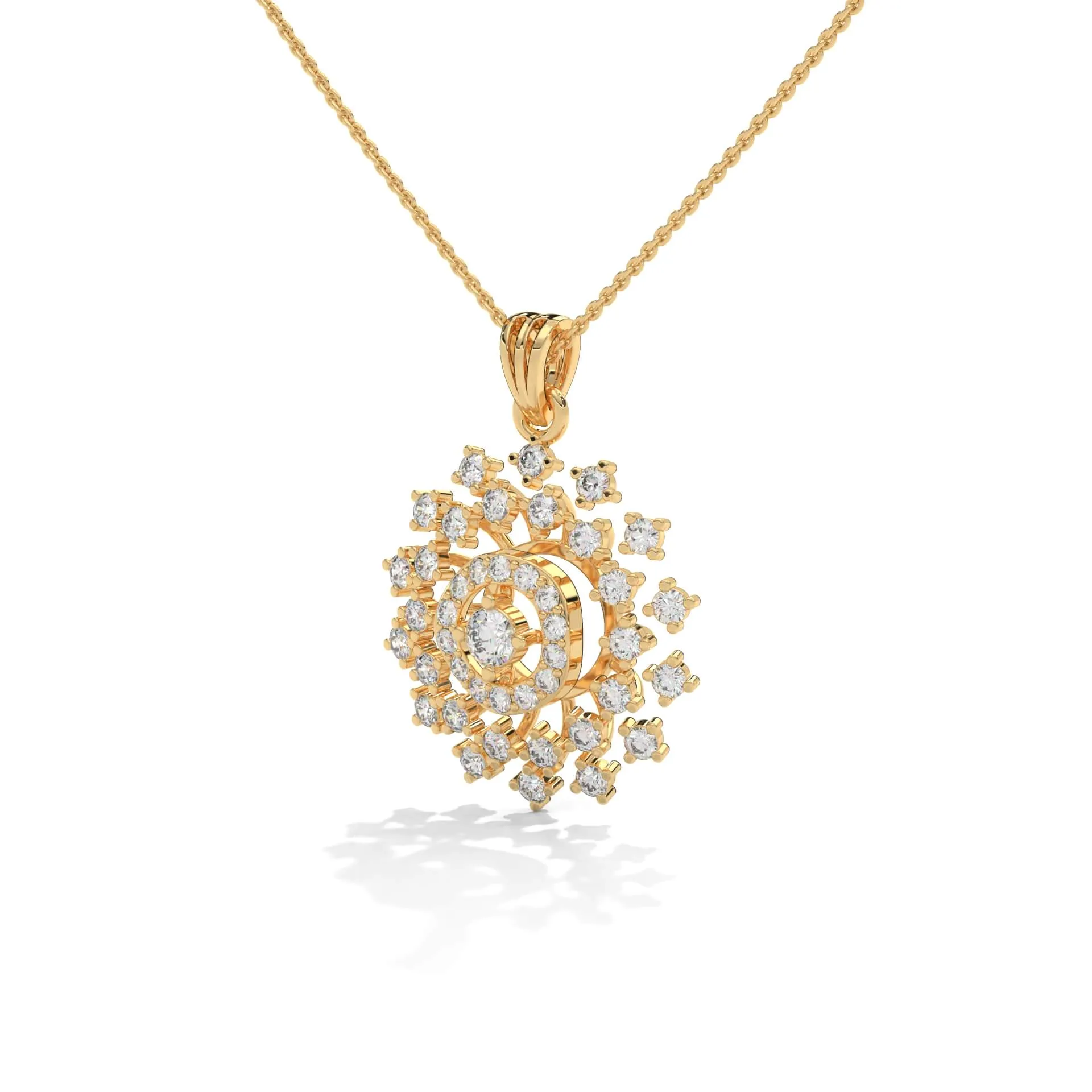 Amanda Designer Silver Pendant | 22KT Gold Vermeil