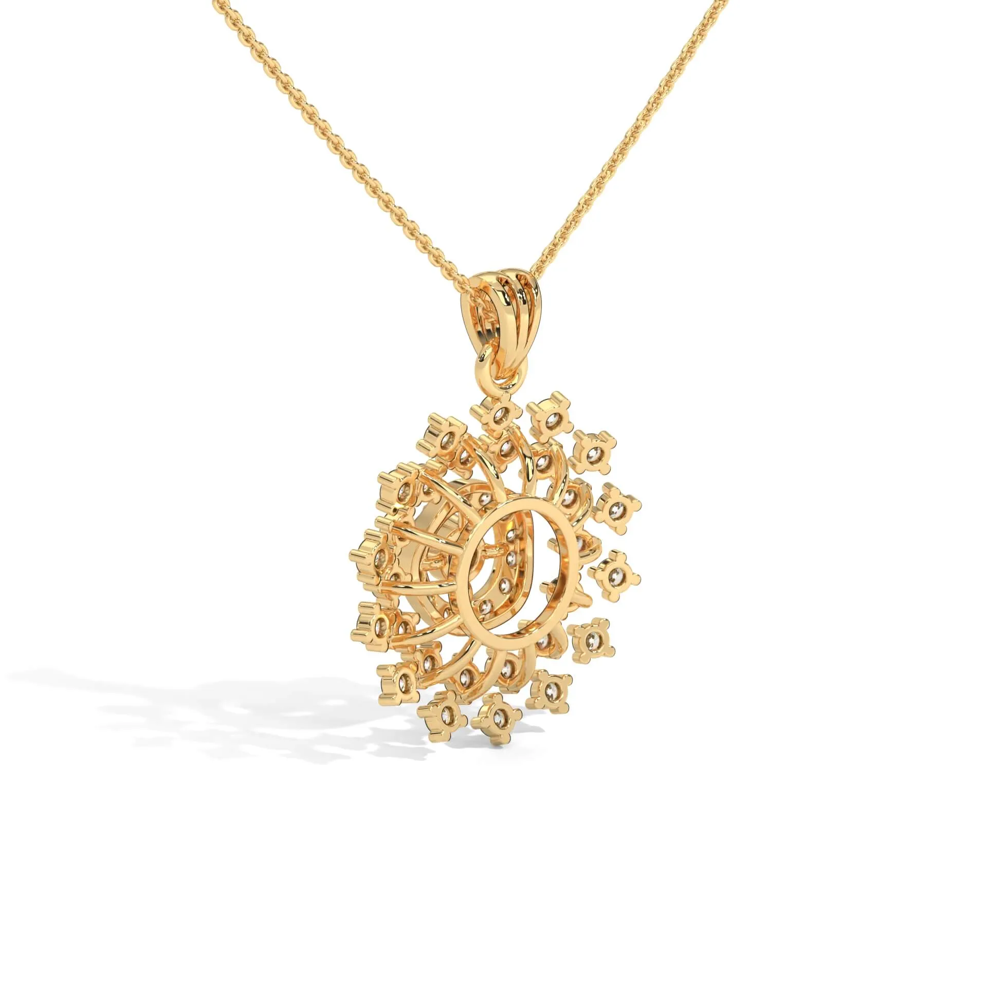 Amanda Designer Silver Pendant | 22KT Gold Vermeil