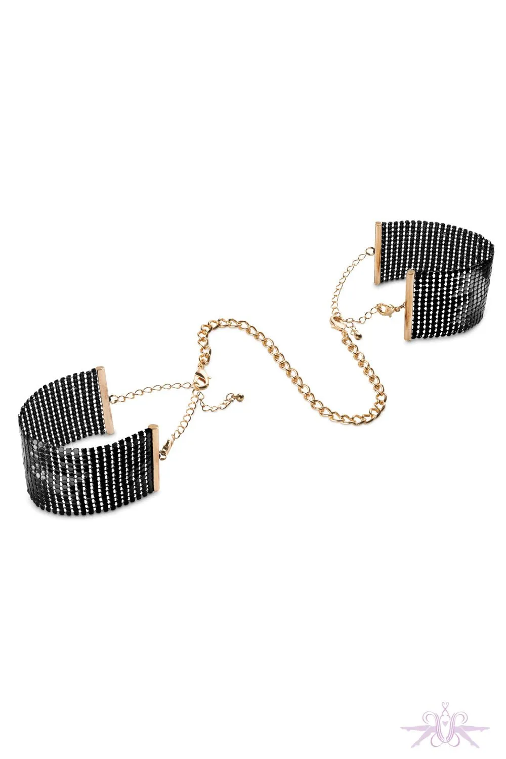 Bijoux Indiscrets Desir Metallique Mesh Handcuffs Black