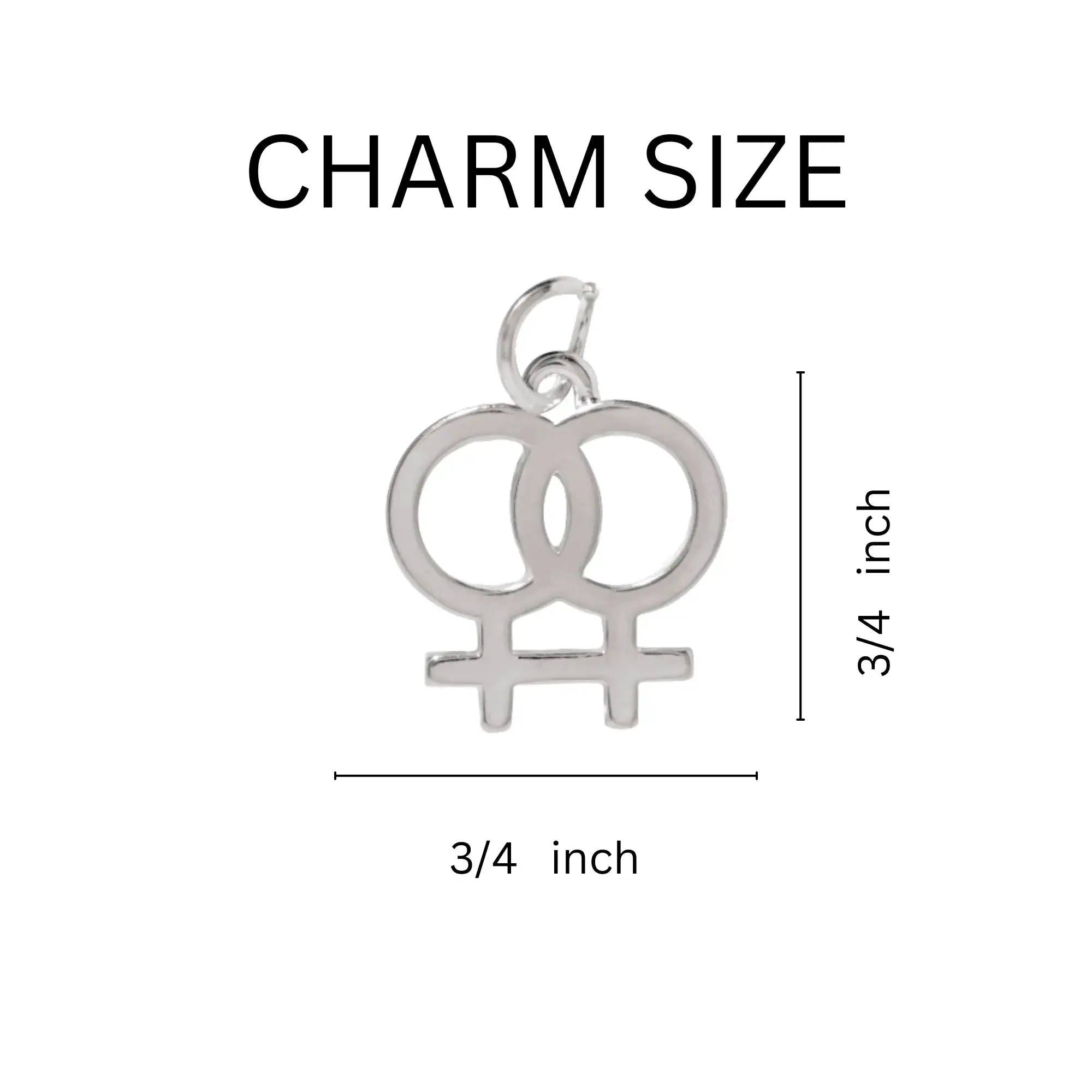 Black Cord Lesbian Same Sex Female Symbol Necklaces