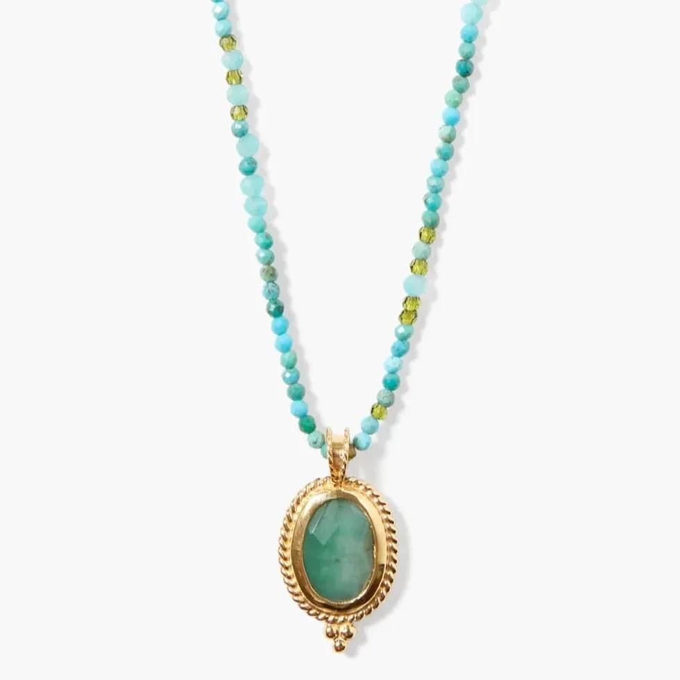 Calypso Necklace Turquoise Mix