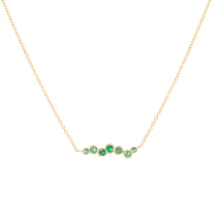 Cascade Green Emerald Necklace