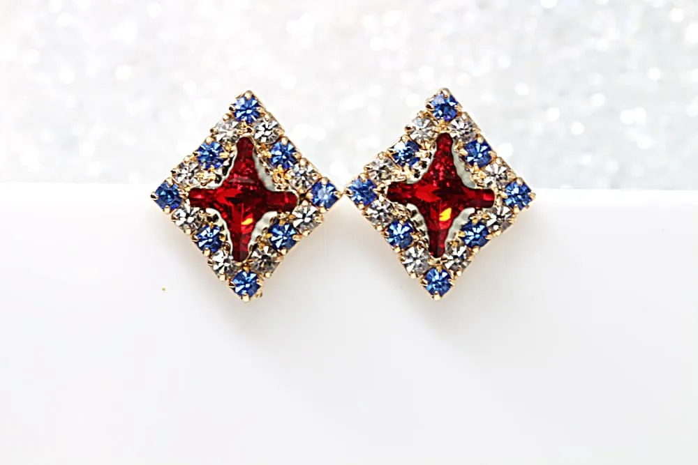 Cross Stud Earrings