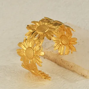 Daisy Flower Gold Bracelet JLTB0543