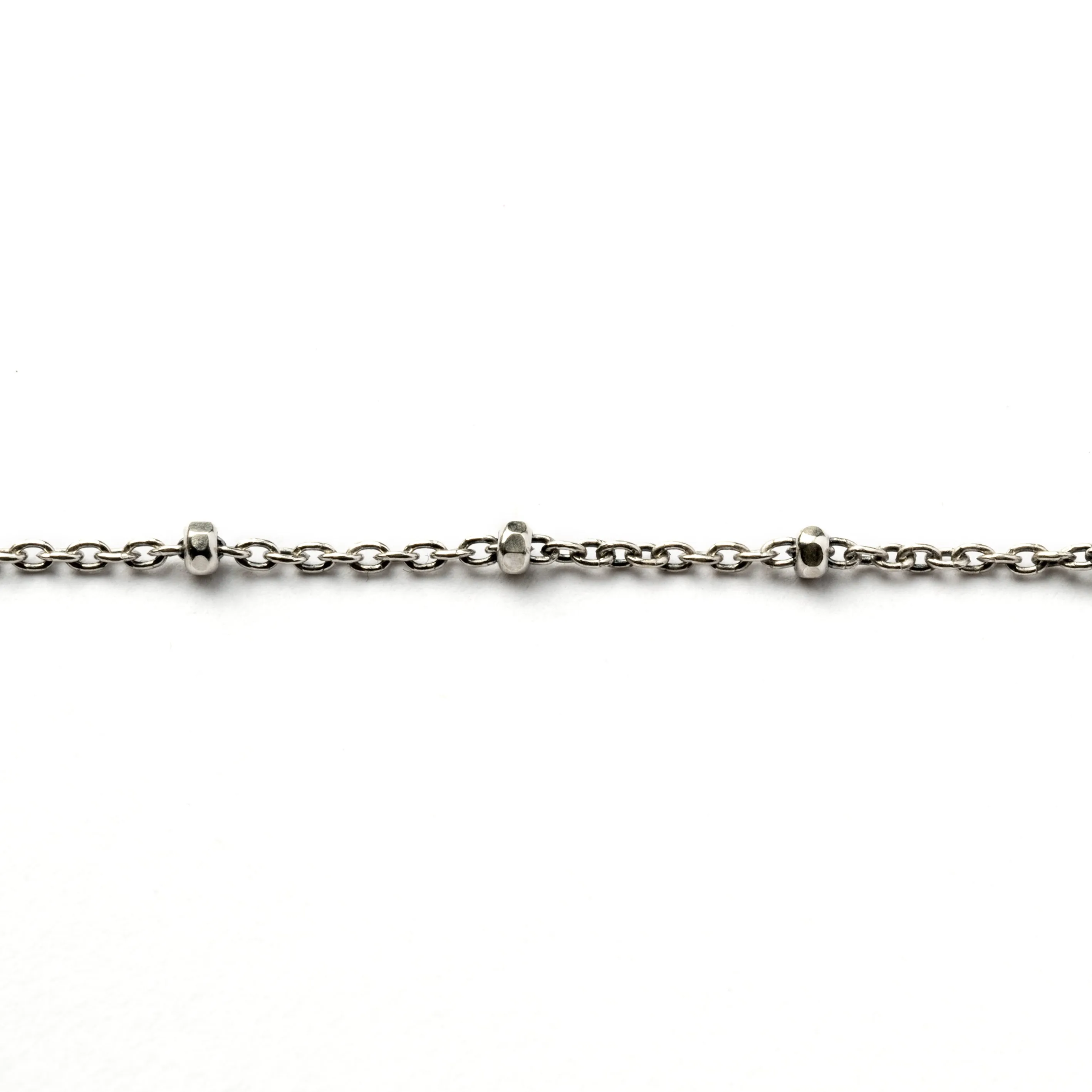 Dimond cut Silver Chain