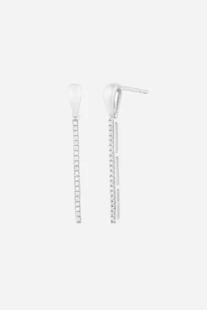 Ella Stein Drop The Mic Earrings in Sterling Silver