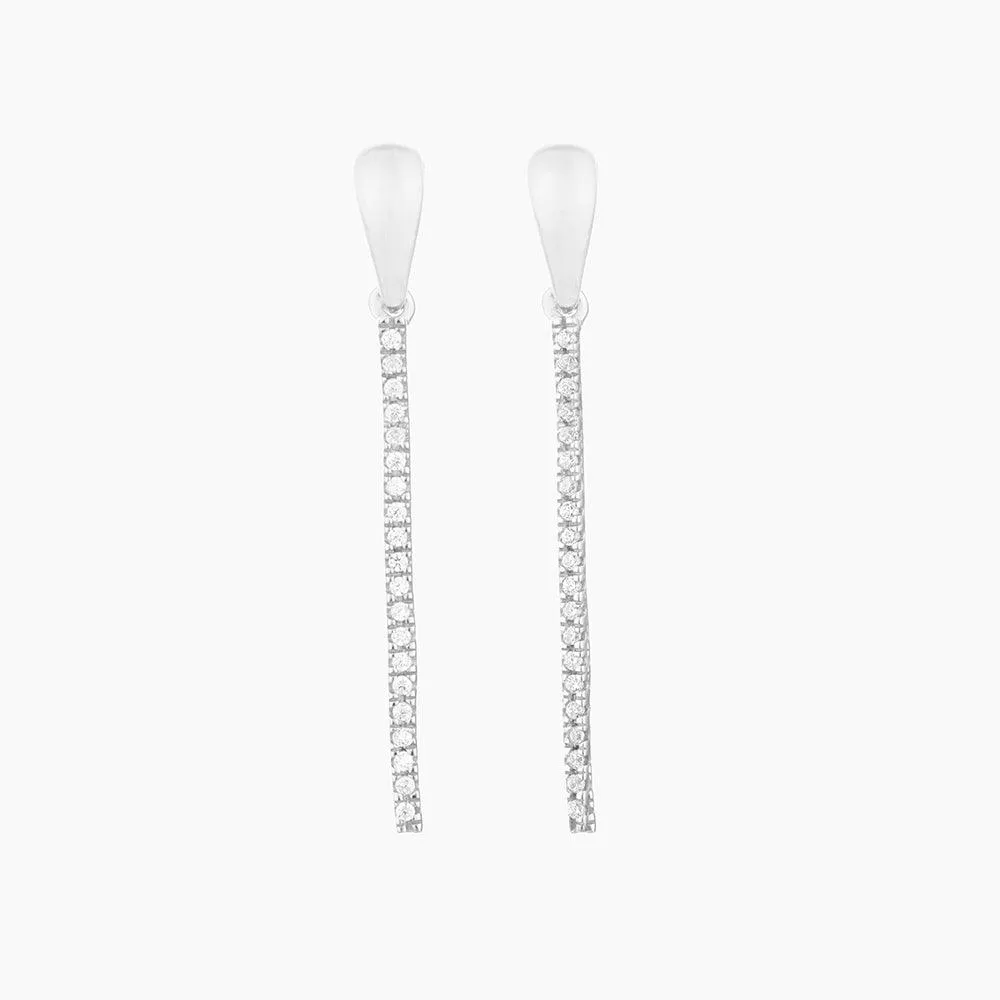 Ella Stein Drop The Mic Earrings in Sterling Silver