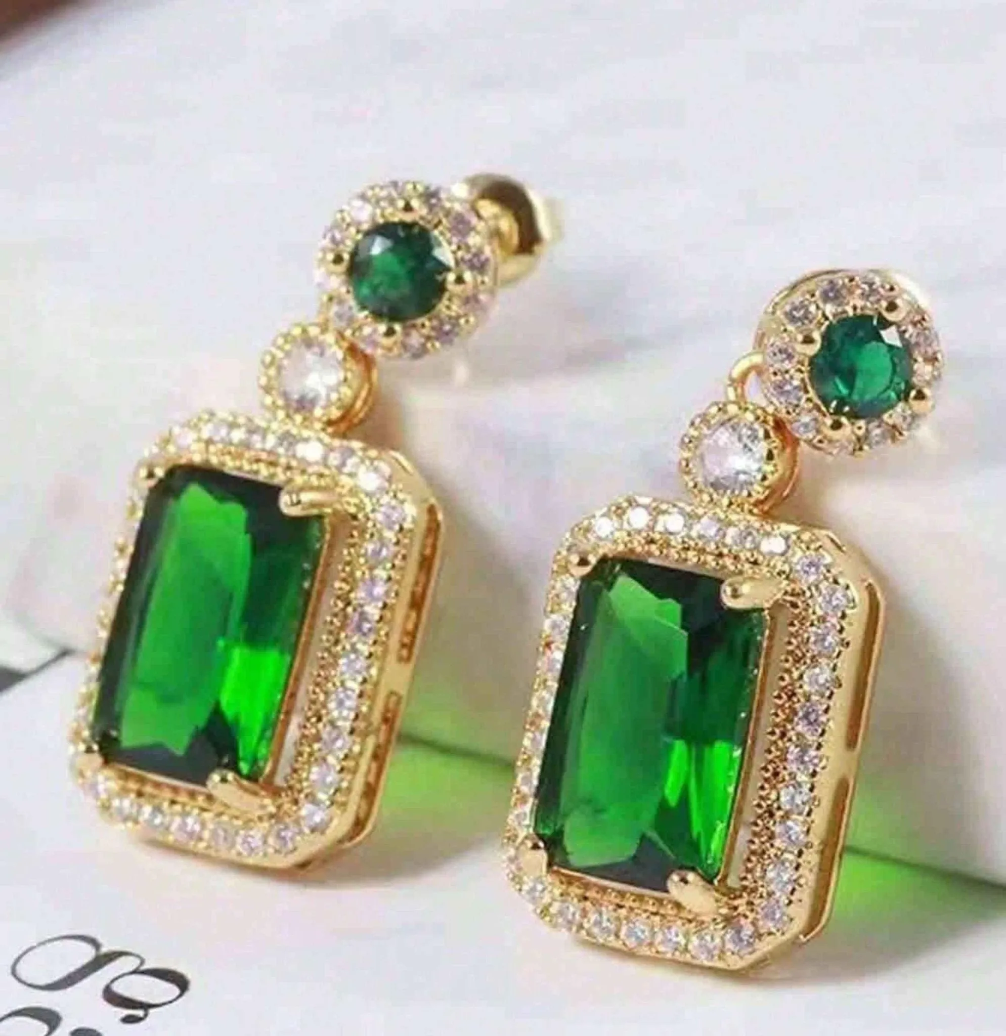 Emerald Green Jewellery Set