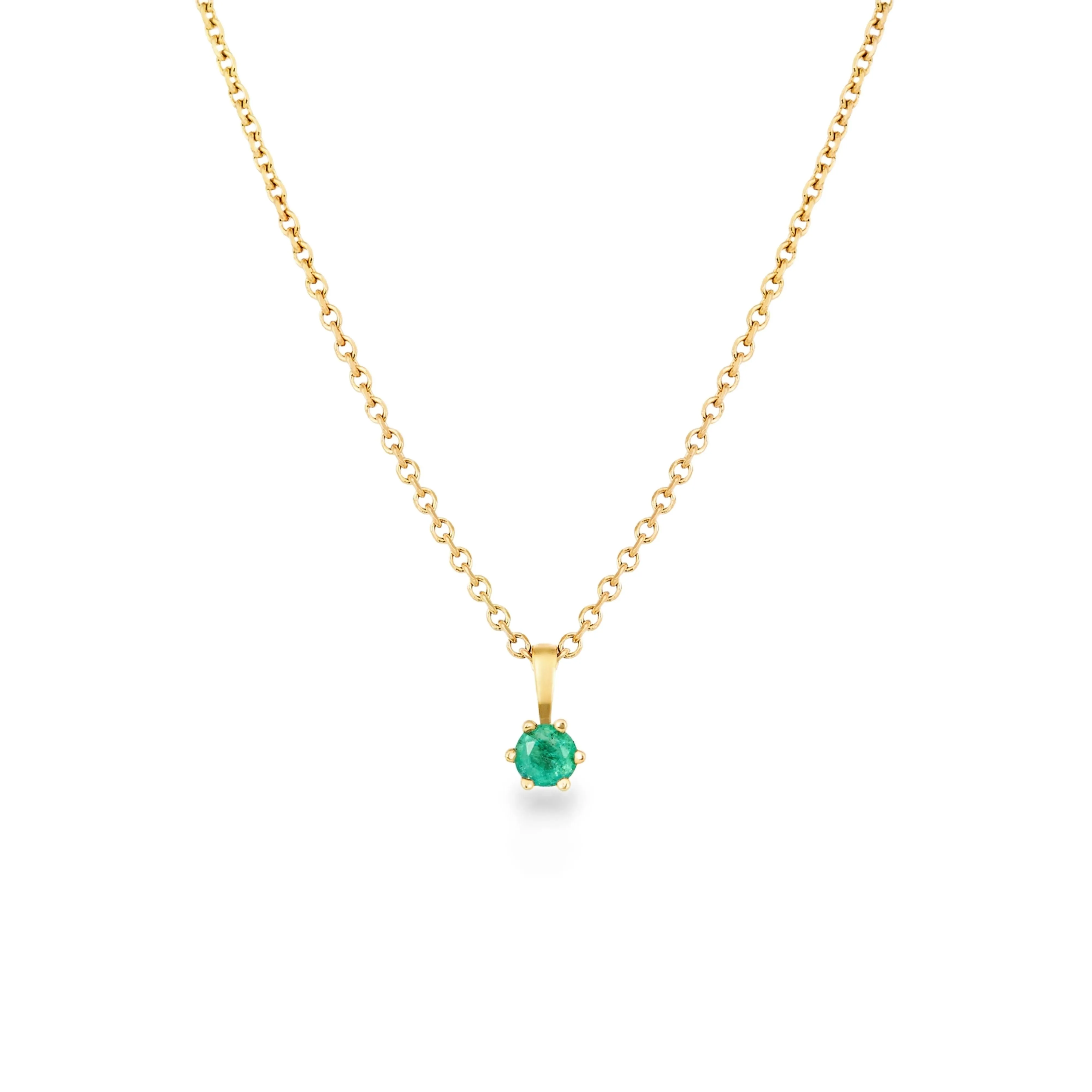 Emerald Pendant Gold