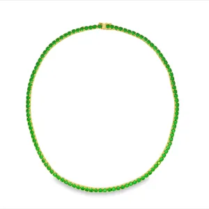 Emerald Tennis Necklace