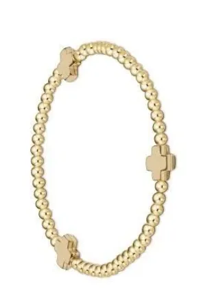 enewton Signature Cross 3mm Bracelet - Gold