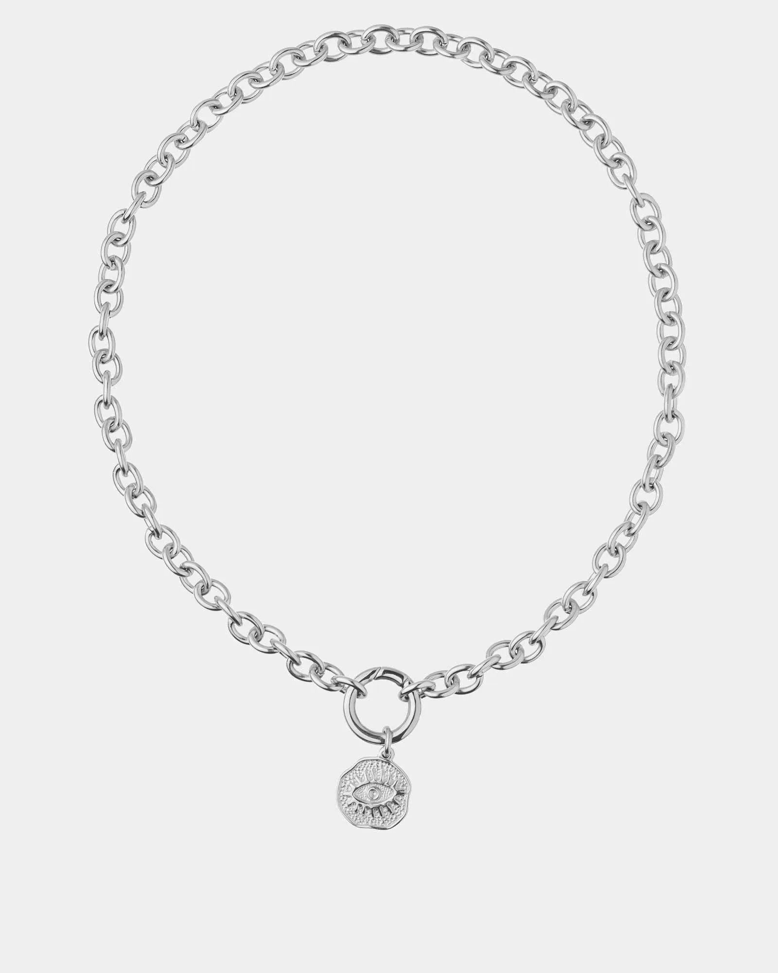 Eye of Providenve Silver Necklace