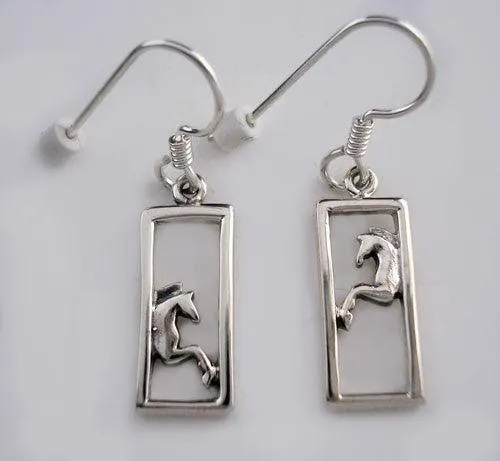 Framed Pair of Horses Necklace