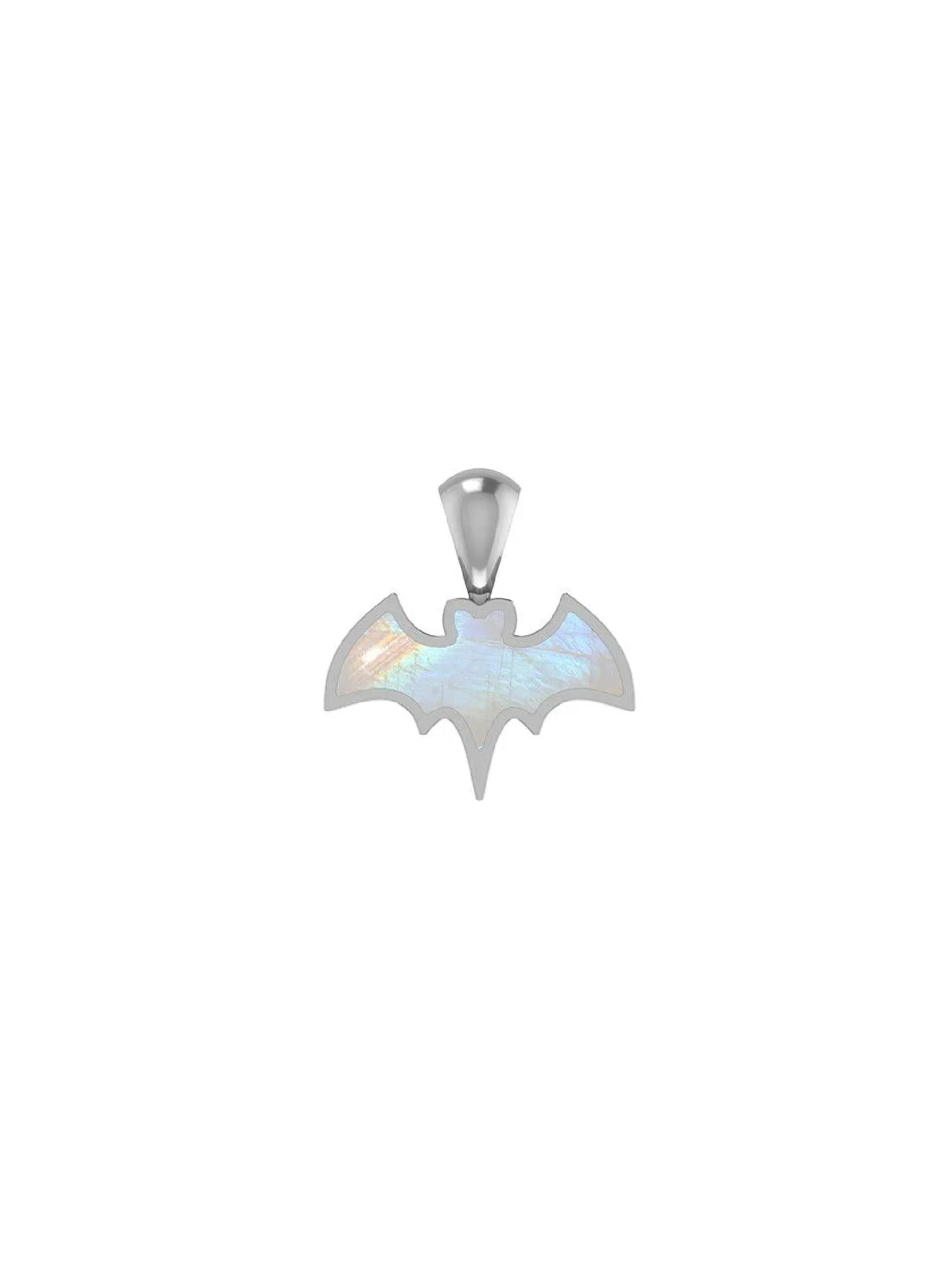 Gemstone Bat Necklace