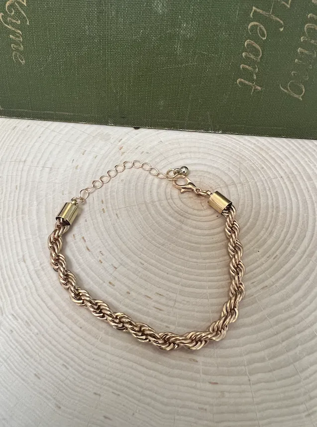 Gold Twist Bracelet