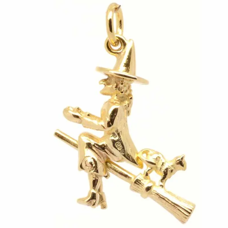 Gold Witch Charm