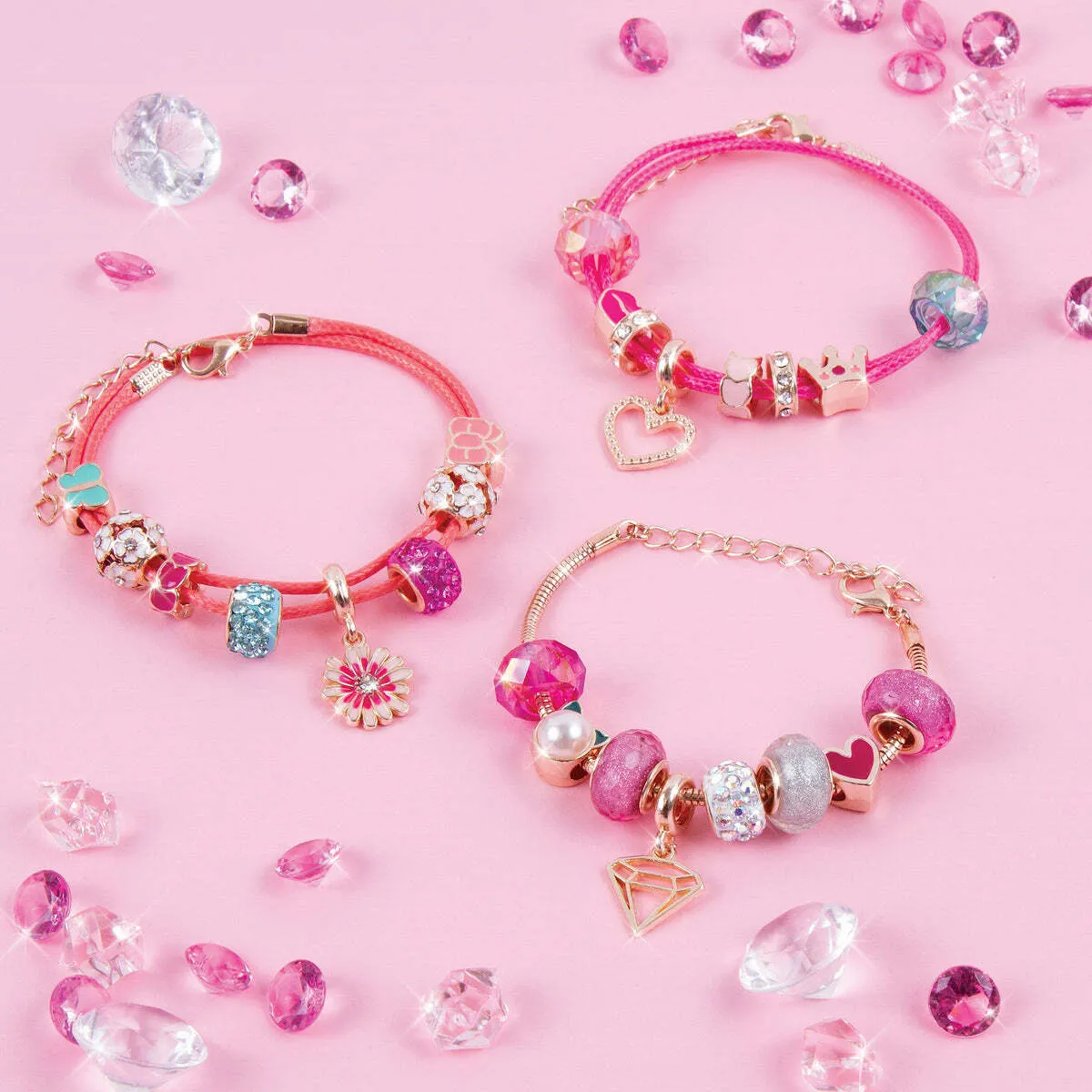 Halo Charms Bracelet - Think Pink