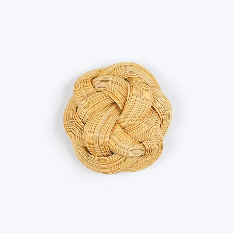 Handcrafted Bamboo Brooch Collection-Elegant Design