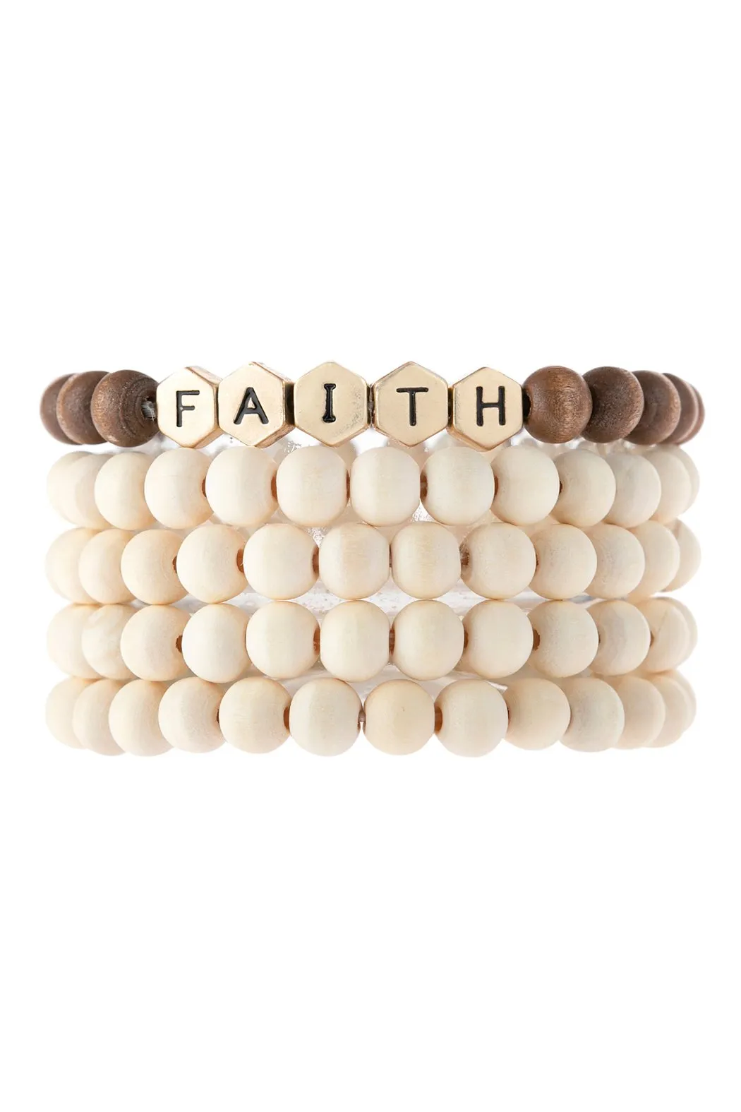 Hdb3021 - "Faith" Multiline Bracelet