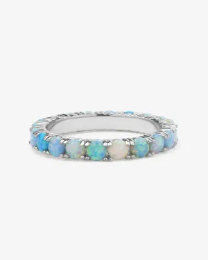 Heiress Ombré Ring - Silver|Blue Opal Ombré