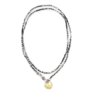 Kali Ombre Necklace - Black / Silver