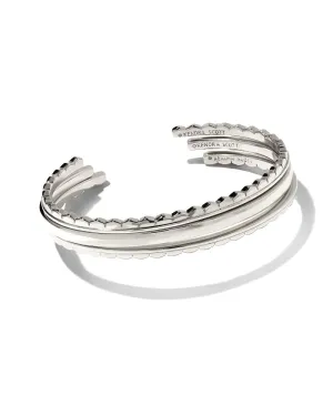 Kendra Scott - Quinn Cuff Bracelet Set Of 3 - Rhodium Metal