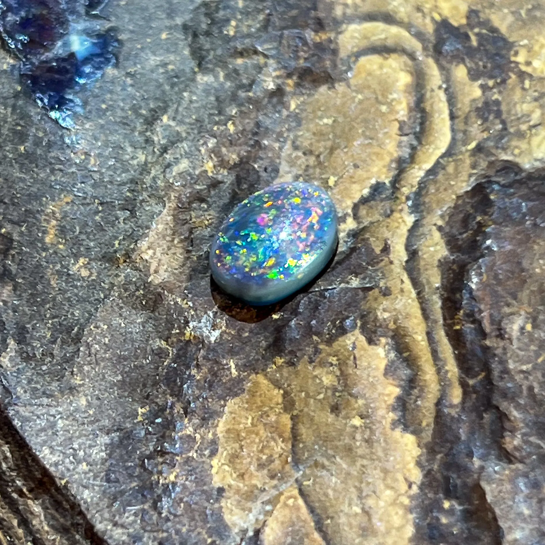 Loose Black Opal 1.13ct