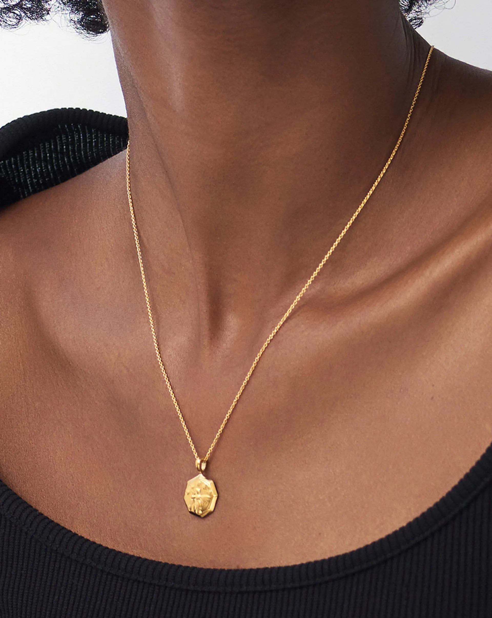 Lucy Williams Octagon Coin Necklace