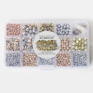 Metallic Mix Gold Letters DIY Bead Box