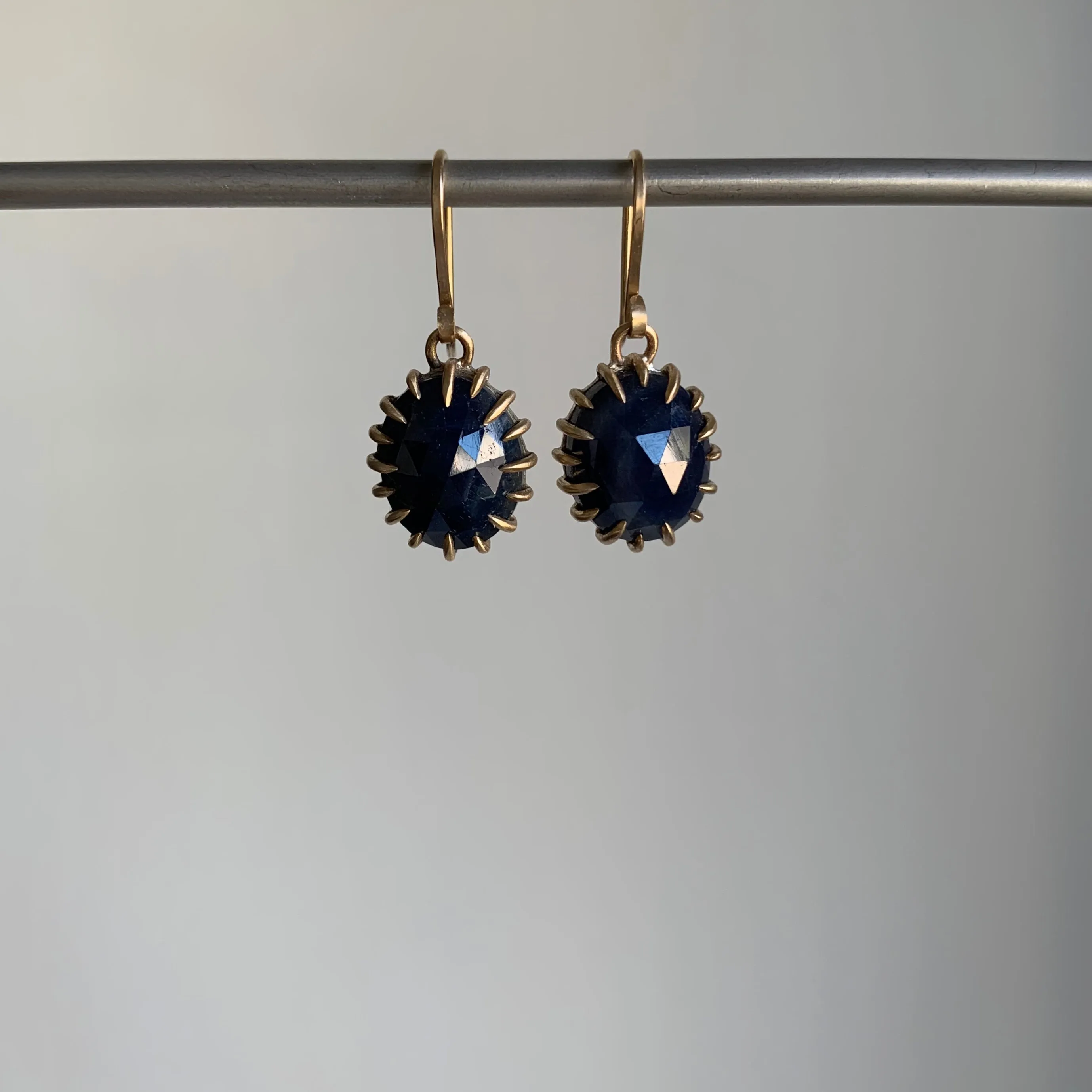 Midnight Sapphire Vanity Earrings