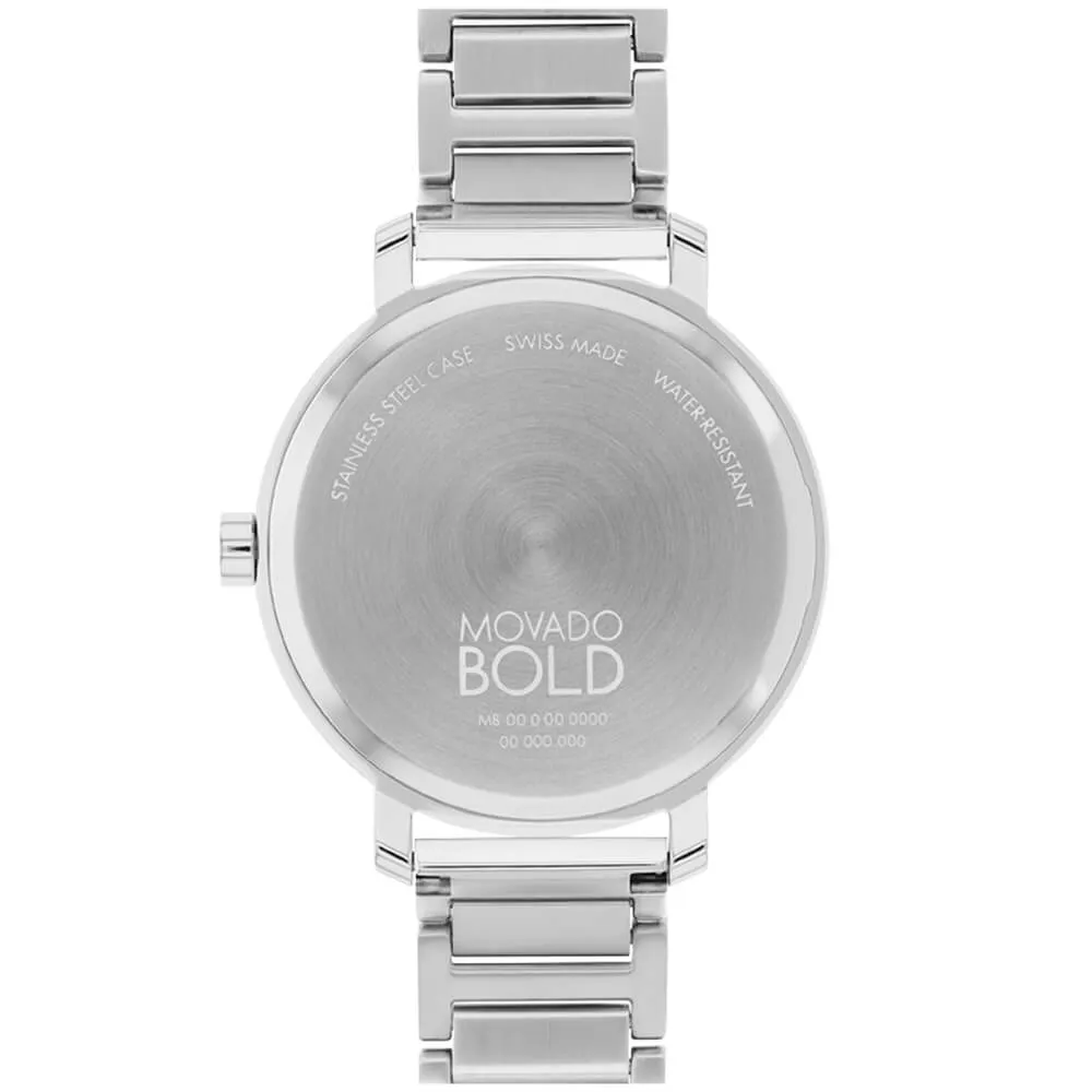 Movado BOLD Evolution 2.0 Silver Dial Steel Bracelet Women's Watch 3601191