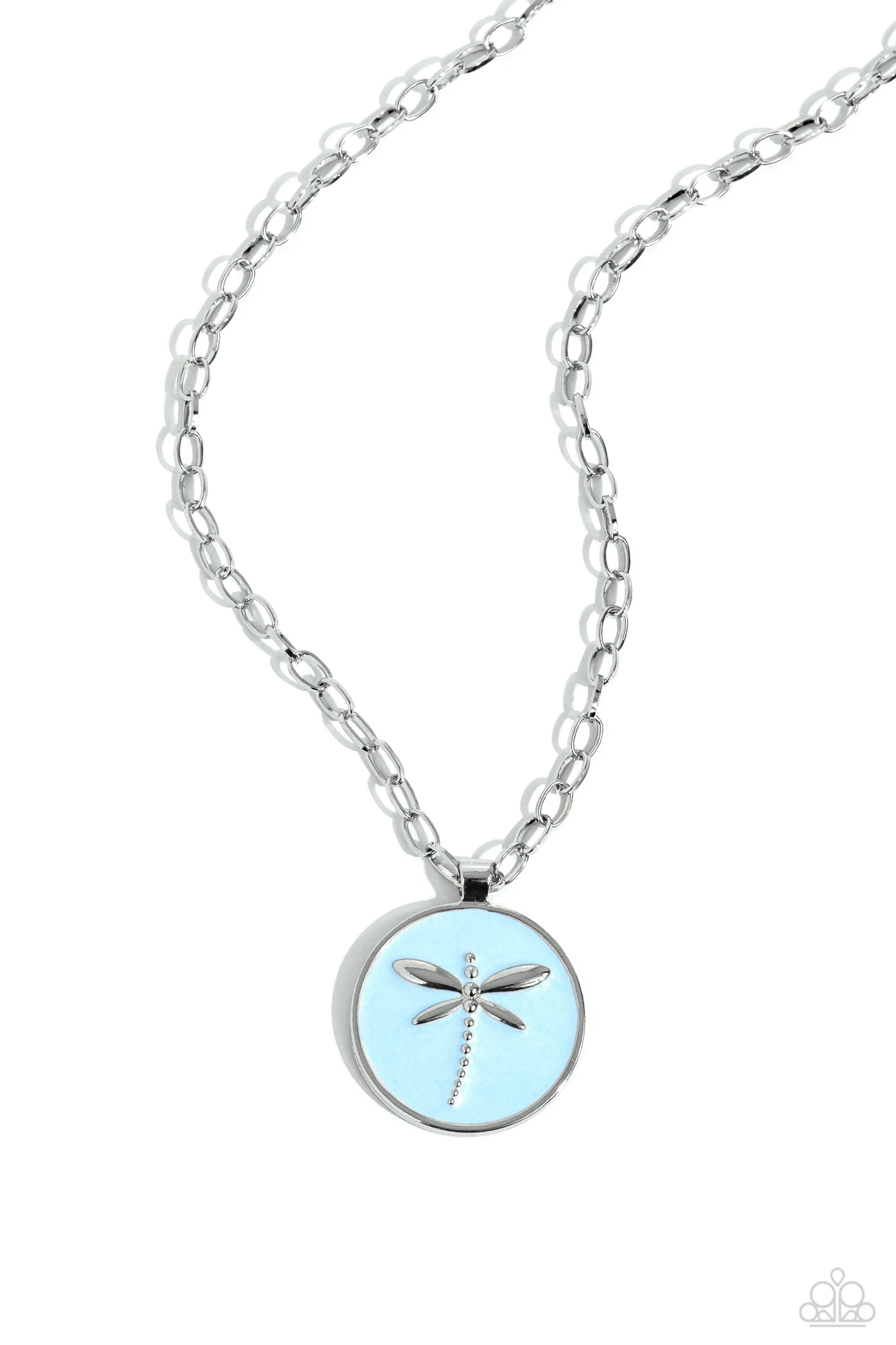 Necklaces Decorative Dragonfly - Blue N442