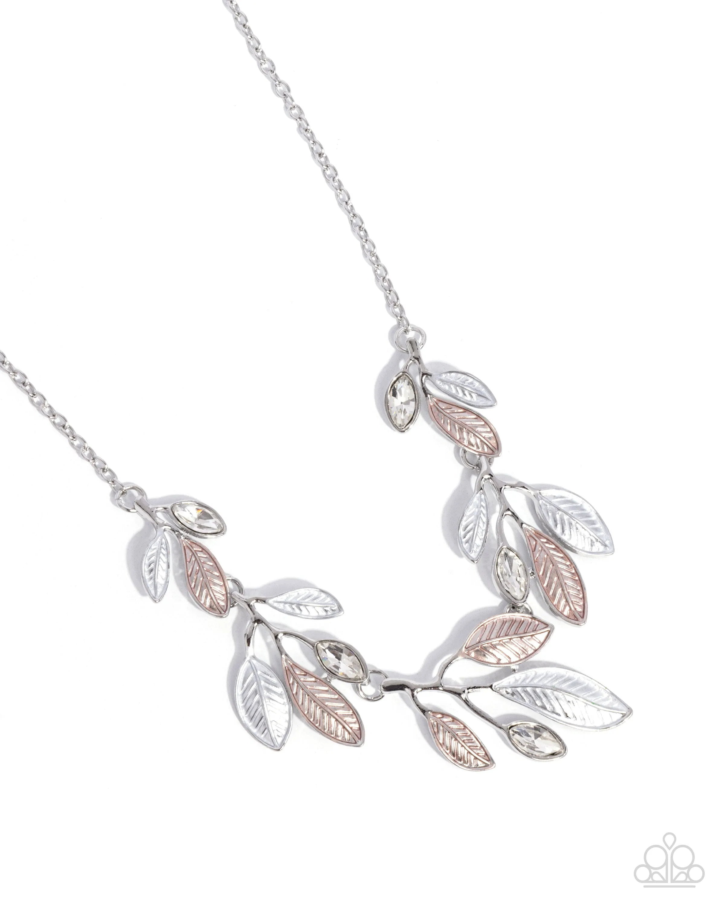 Necklaces Lyrical Leaves - Brown N131