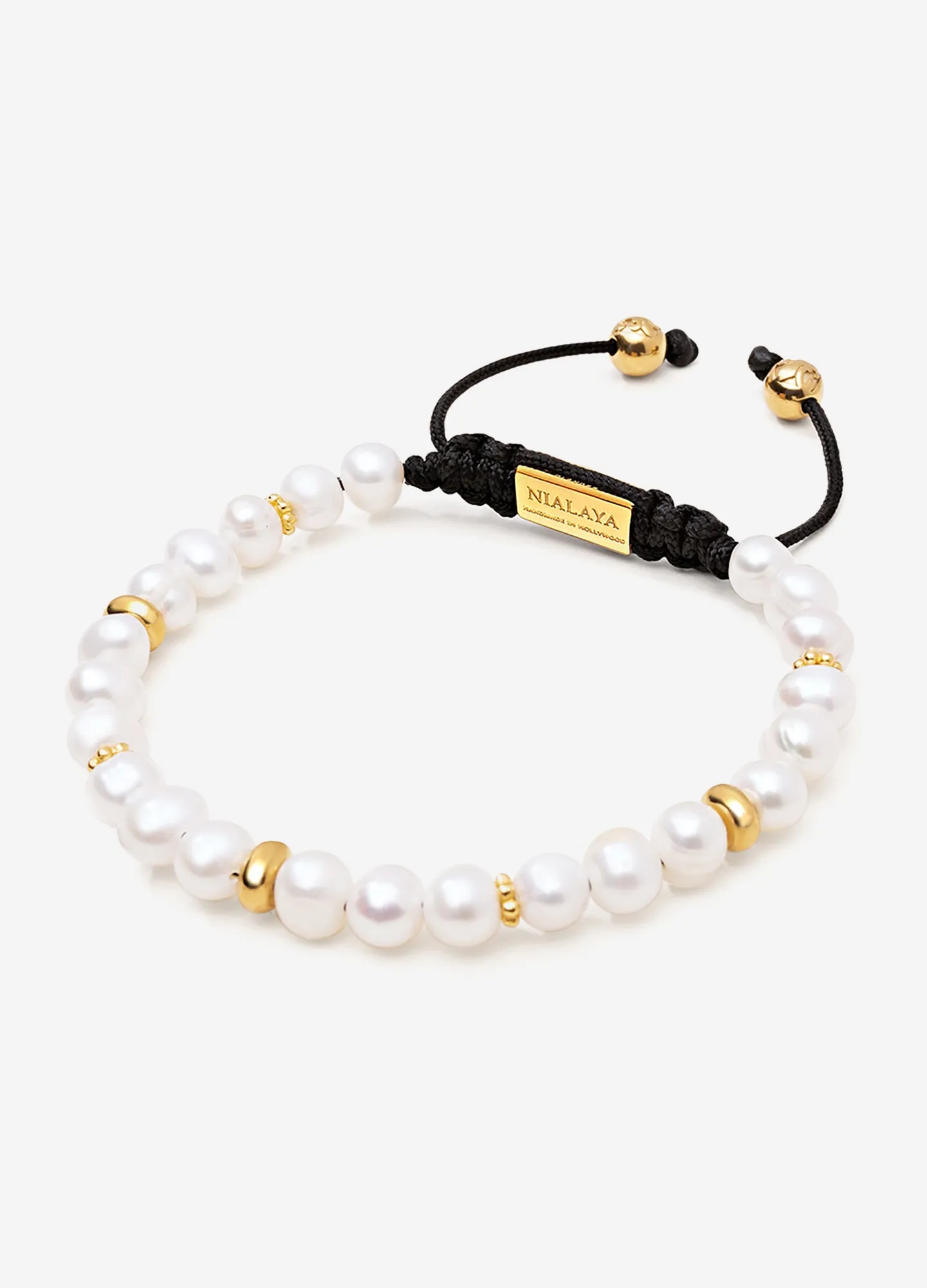 Nialaya Pearl & Gold Bracelet Gold Co