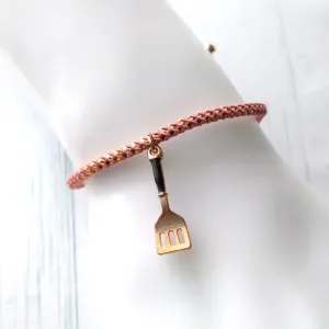 Olivia Spatula Metallic Cord Slider Bracelet