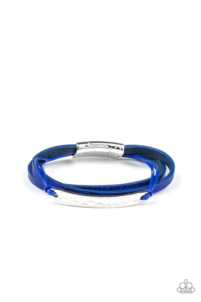 Paparazzi Bracelet ~ High-Strung Style - Blue