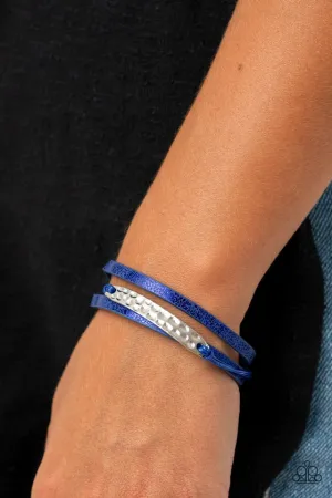 Paparazzi Bracelet ~ High-Strung Style - Blue