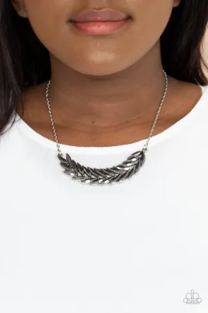 Paparazzi Necklace ~ Flight of FANCINESS - Silver