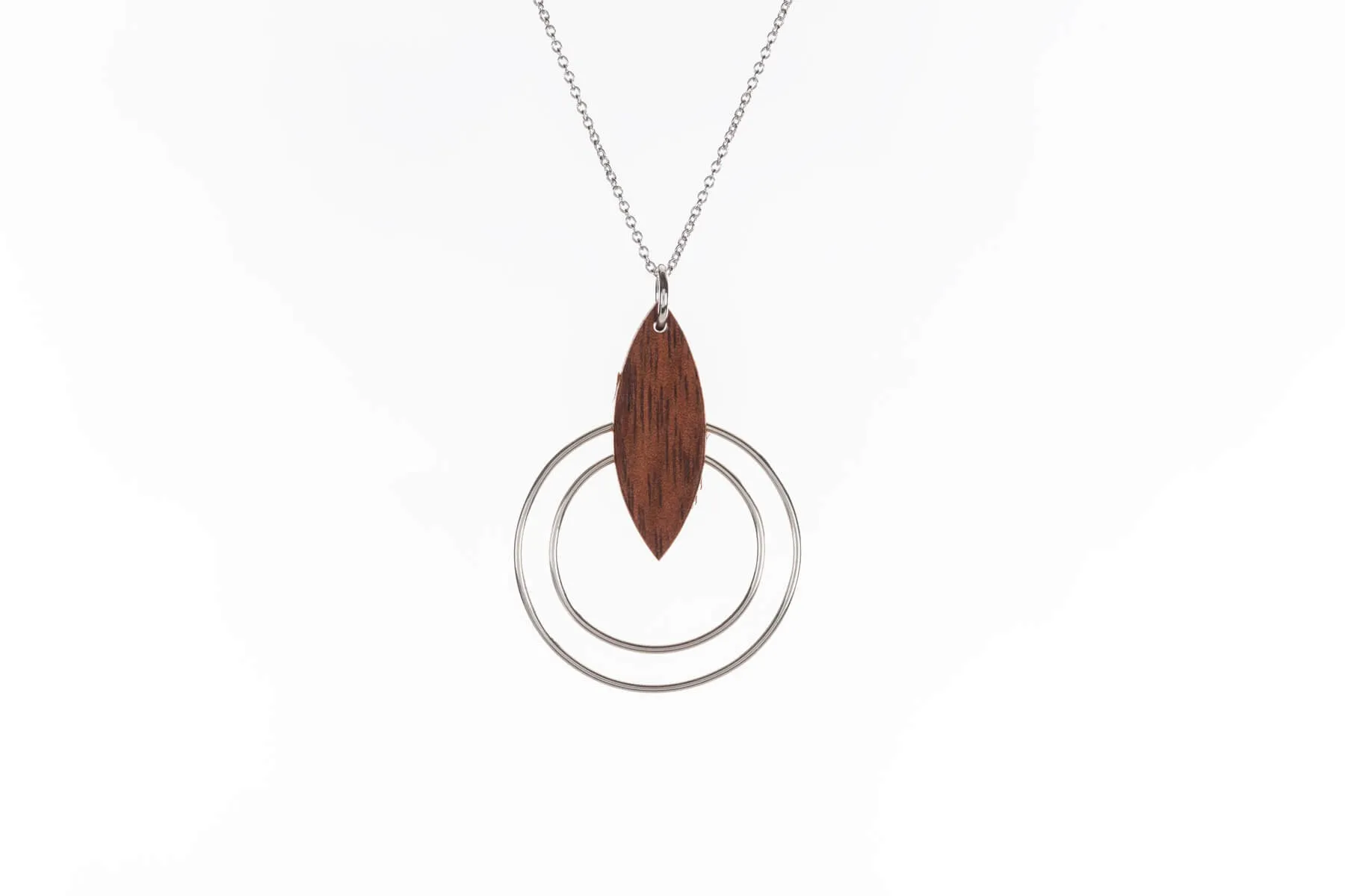 Pendants - Concentric Circles Hawaiian Koa