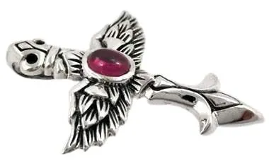 Red Angel Wings Pendants