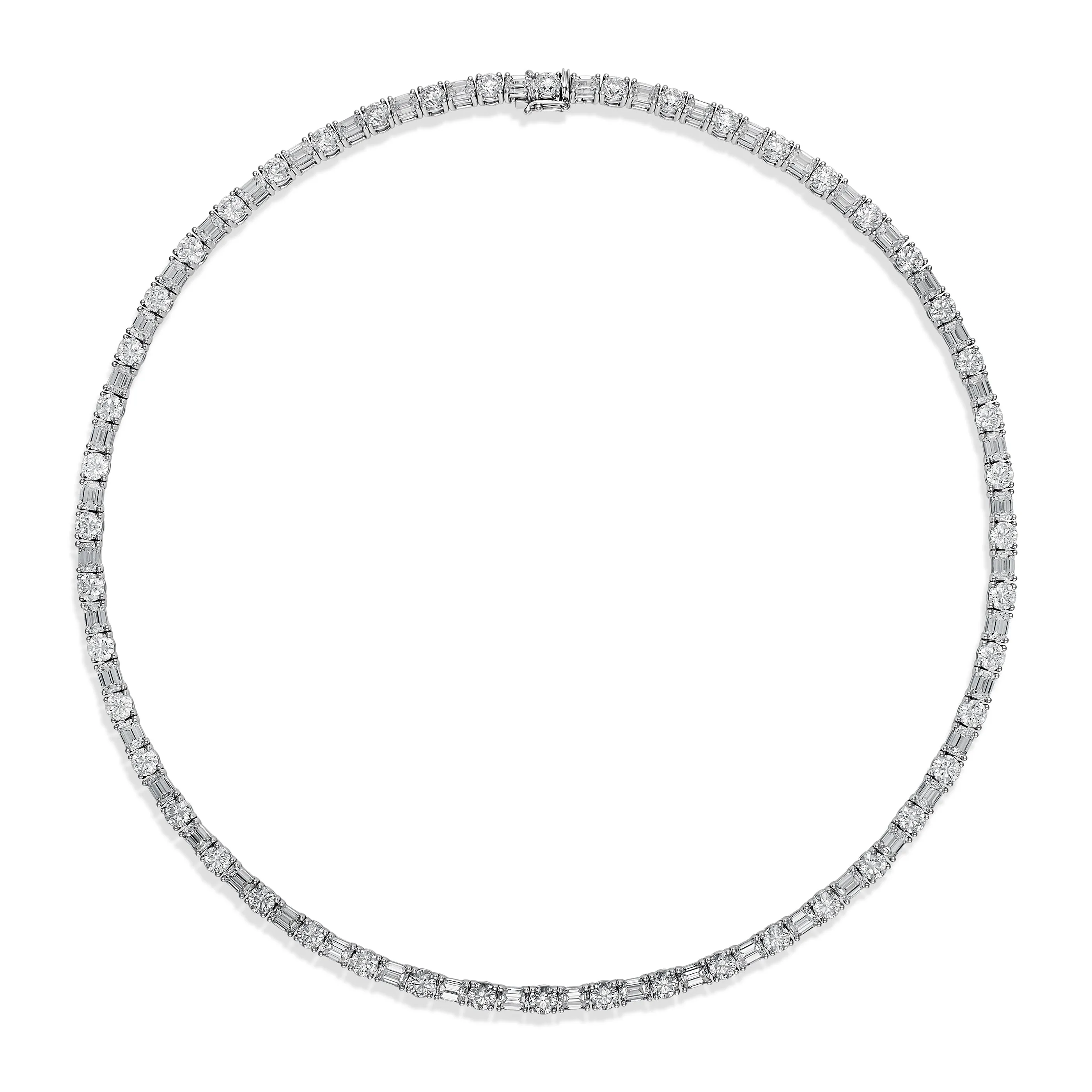 Riviera High Jewellery Diamond Necklace | 18K White Gold