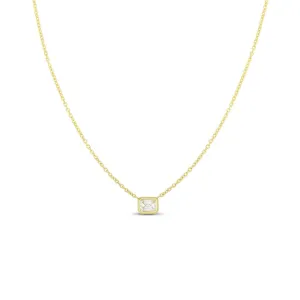 Roberto Coin Bezel Set Diamond Pendant