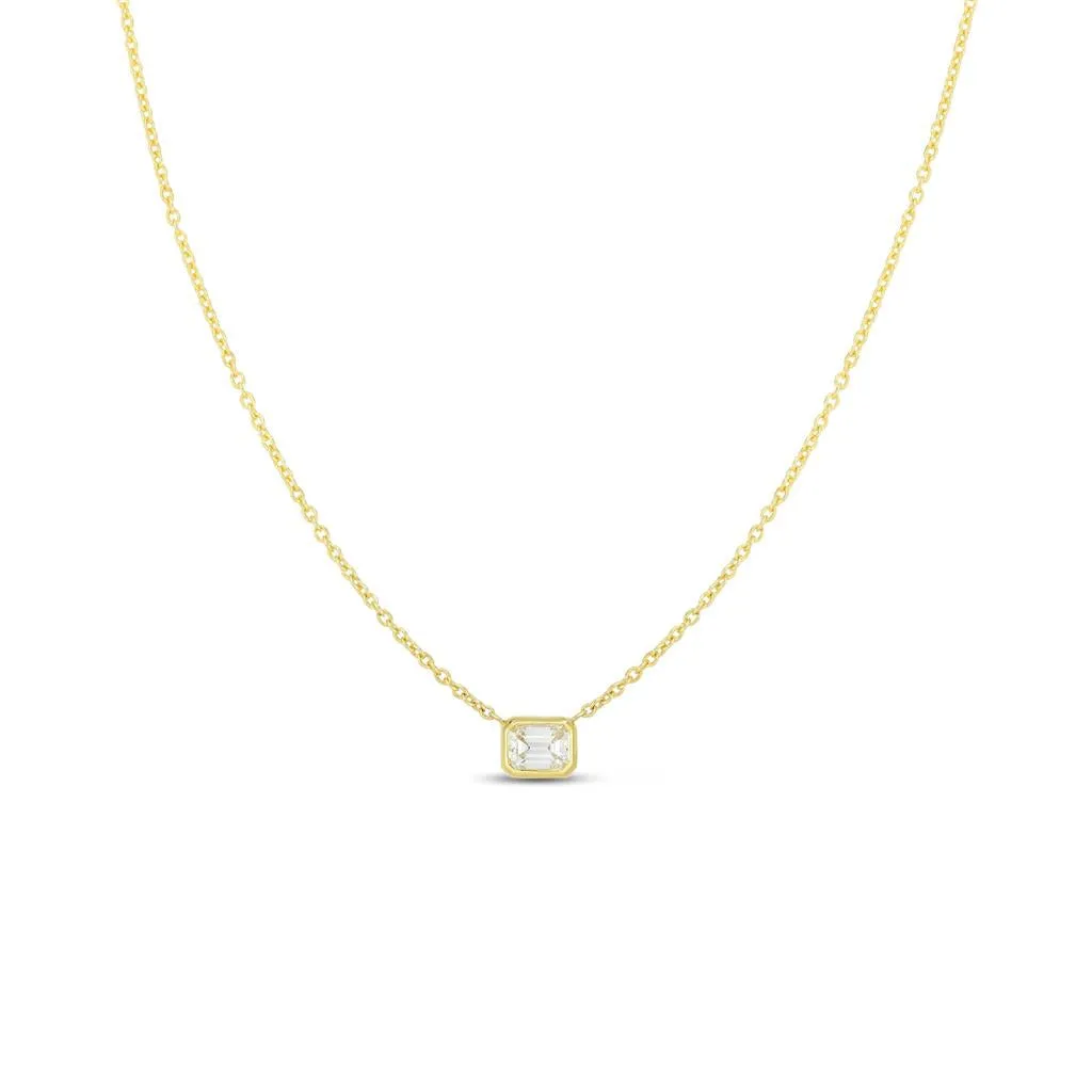 Roberto Coin Bezel Set Diamond Pendant