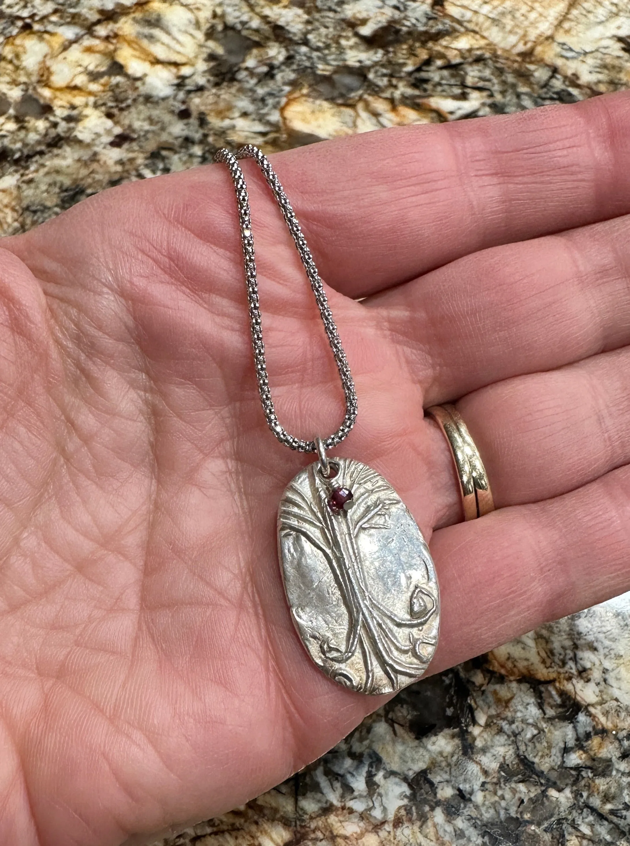 Silver Clay Pendant Necklaces