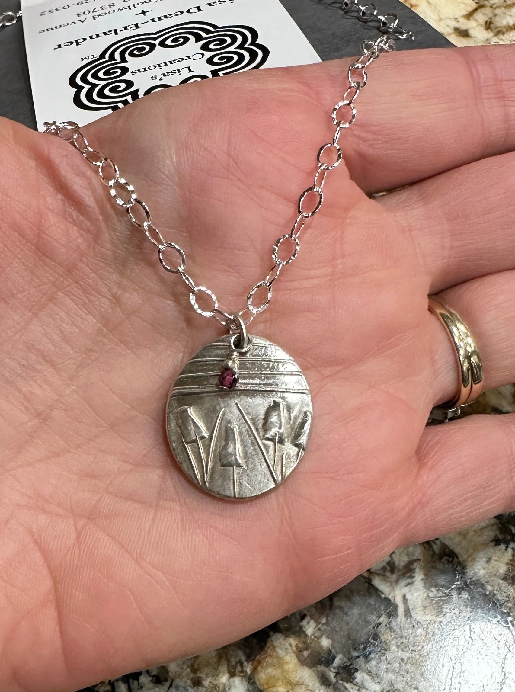 Silver Clay Pendant Necklaces